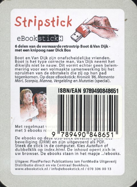 Achterkant van eBookstick-stripstick