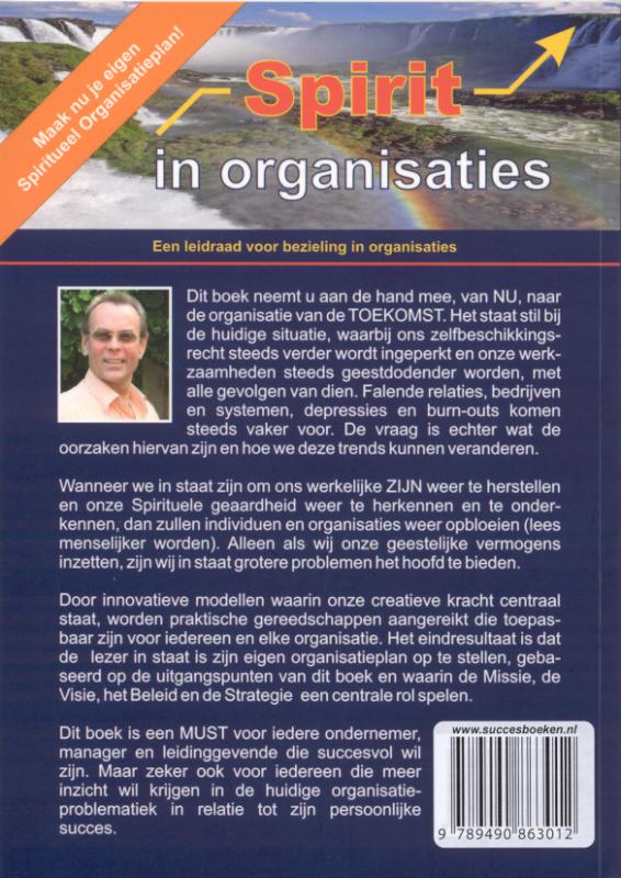 Achterkant van Spirit in organisaties