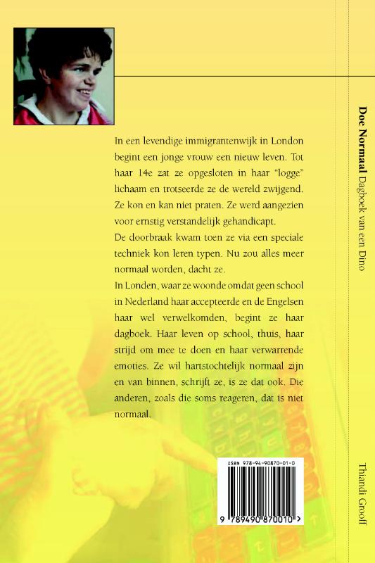 Achterkant van Doe normaal!