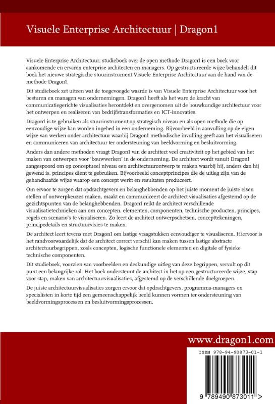 Achterkant van Visuele Enterprise Architectuur