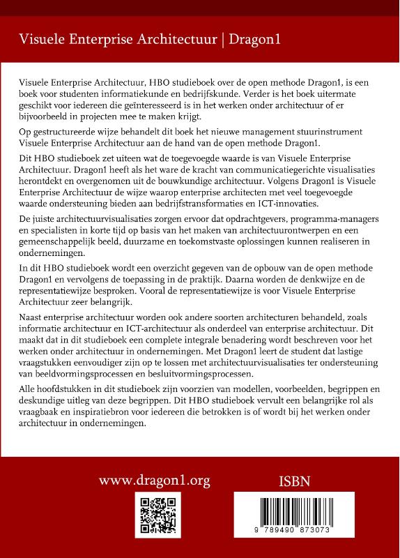 Achterkant van Visuele Enterprise Architectuur