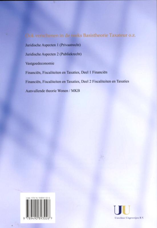 Achterkant van compendium en Werkboek