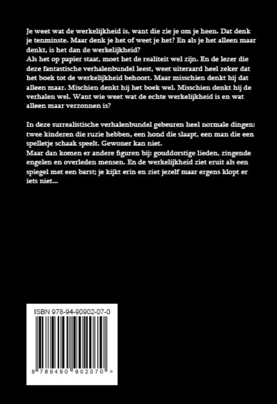 Achterkant van Dicht bij de werkelijkheid