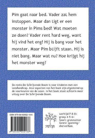 Achterkant van Het monster dat te groot was