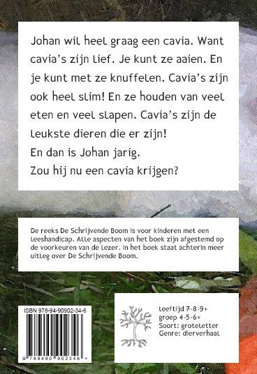 Achterkant van Johan wil een cavia