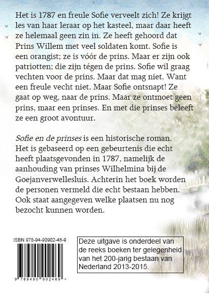 Achterkant van Sofie en de prinses - groteletterboek