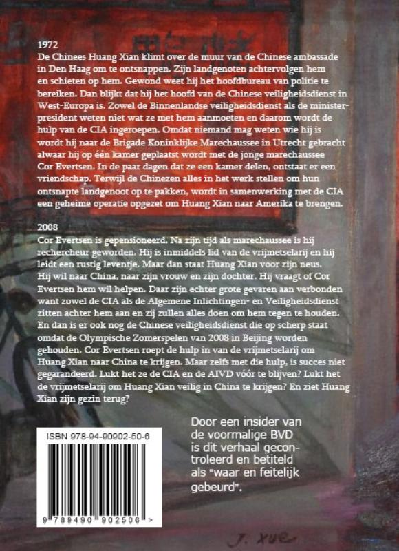 Achterkant van De afgehaalde Chinees