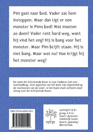 Achterkant van Het monster dat te groot was
