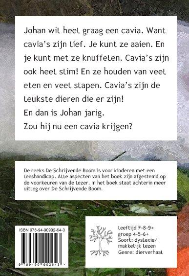Achterkant van Johan wil een cavia