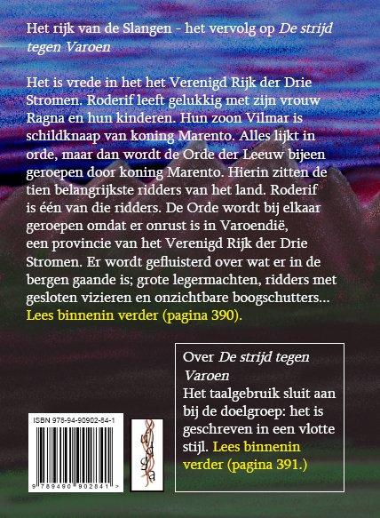 Achterkant van Het rijk van de slangen