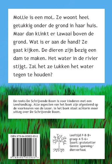 Achterkant van Mollie de Mol