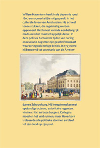 Achterkant van Willem Haverkorn en de Amsterdamse Schouwburg