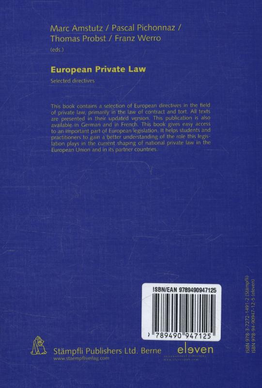 Achterkant van European private law