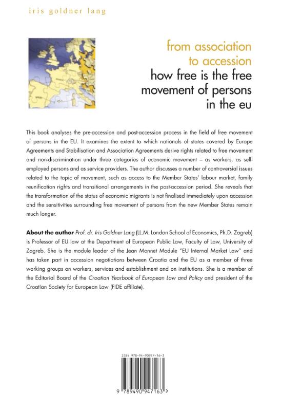 Achterkant van From Association to Accession