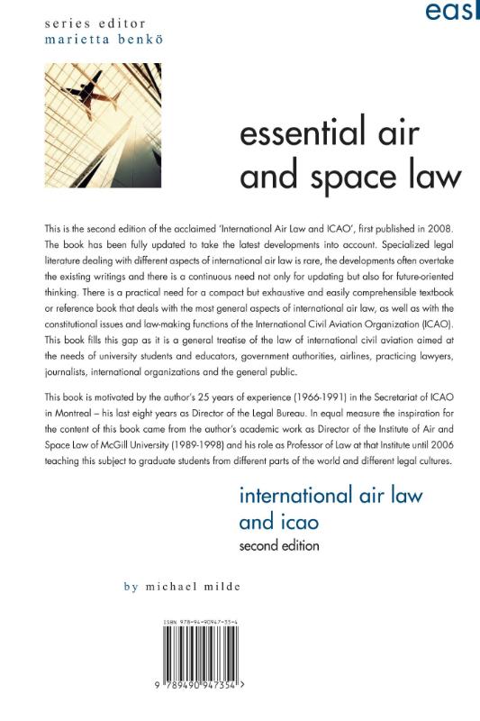 Achterkant van International Air Law and ICAO