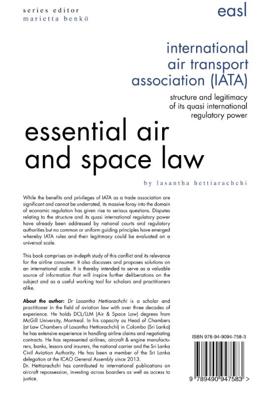 Achterkant van International Air Transportation Association