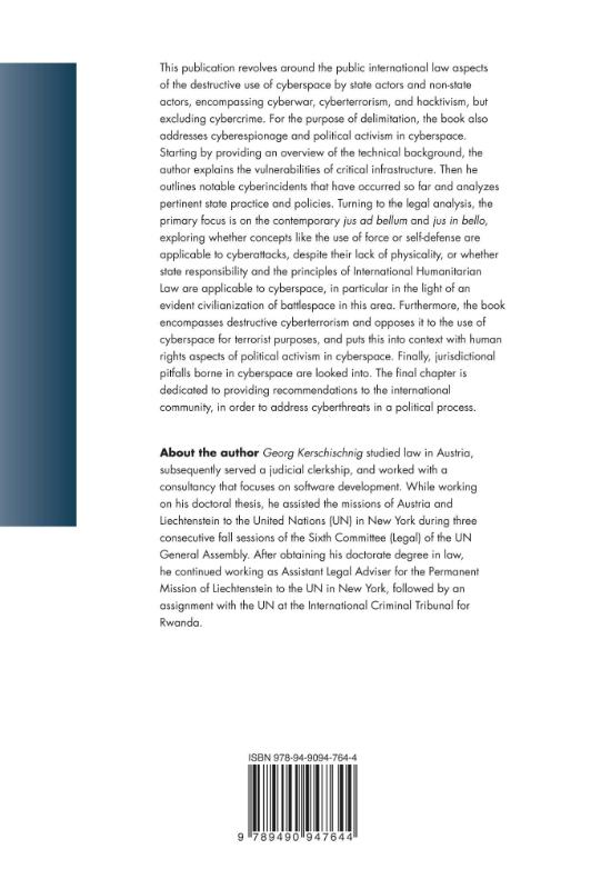 Achterkant van Cyberthreats and international law