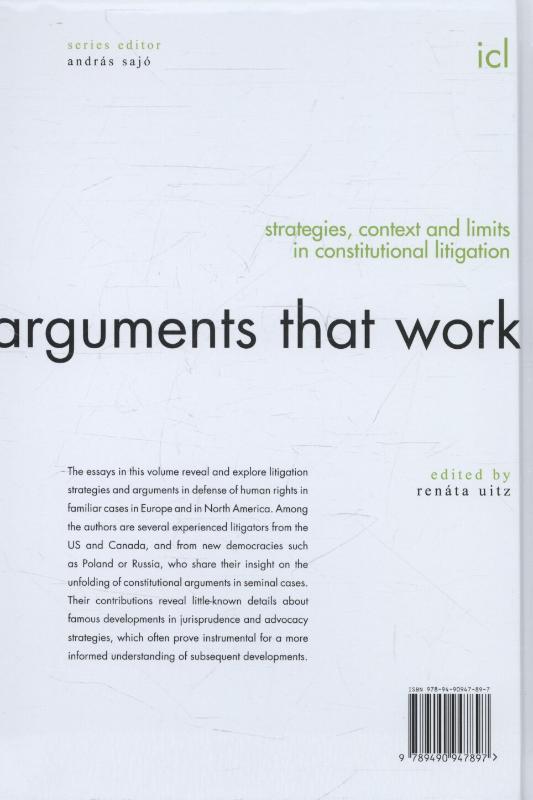 Achterkant van Arguments that work