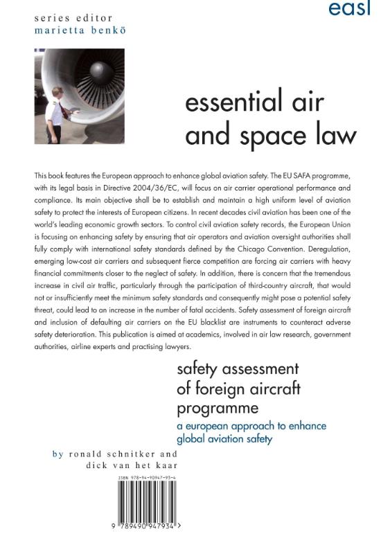 Achterkant van Safety assessment of foreign aircraft programme