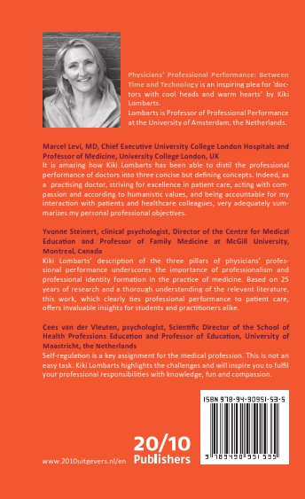 Achterkant van Physicians' Professional Performance