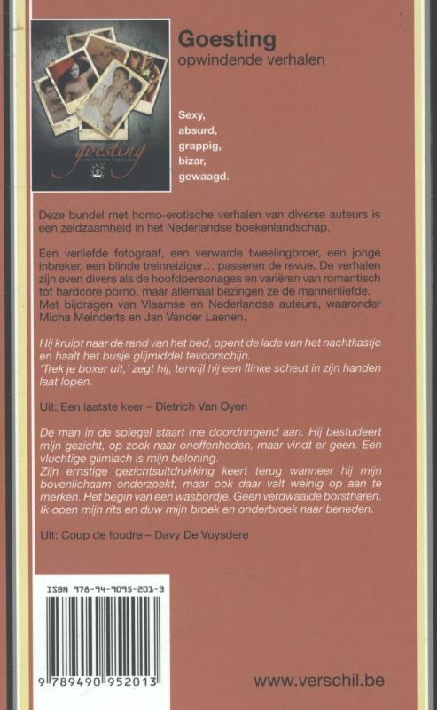 Achterkant van Goesting