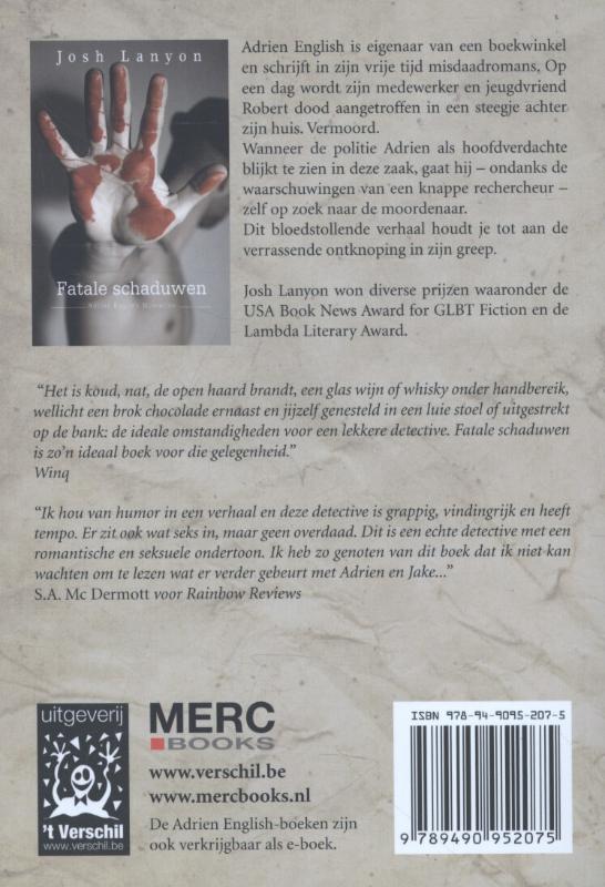 Achterkant van Fatale schaduwen