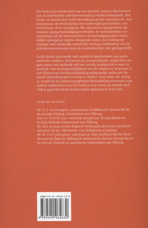 Achterkant van 3 ontslagrecht