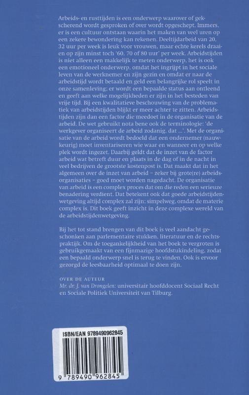 Achterkant van Arbeidstijdenwet
