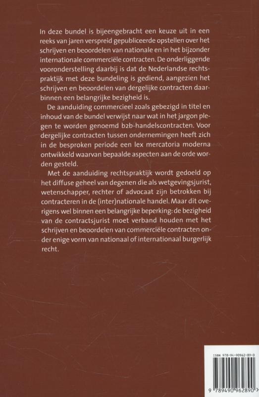 Achterkant van Commerciele contracten
