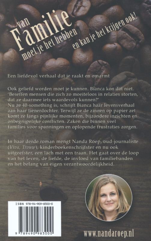 Achterkant van Van familie moet je het hebben en kan je het krijgen ook!