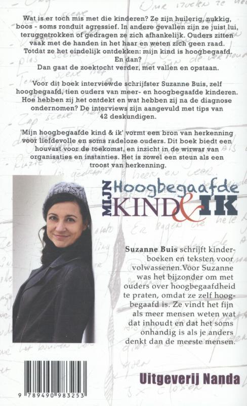 Achterkant van Mijn hoogbegaafde kind en ik