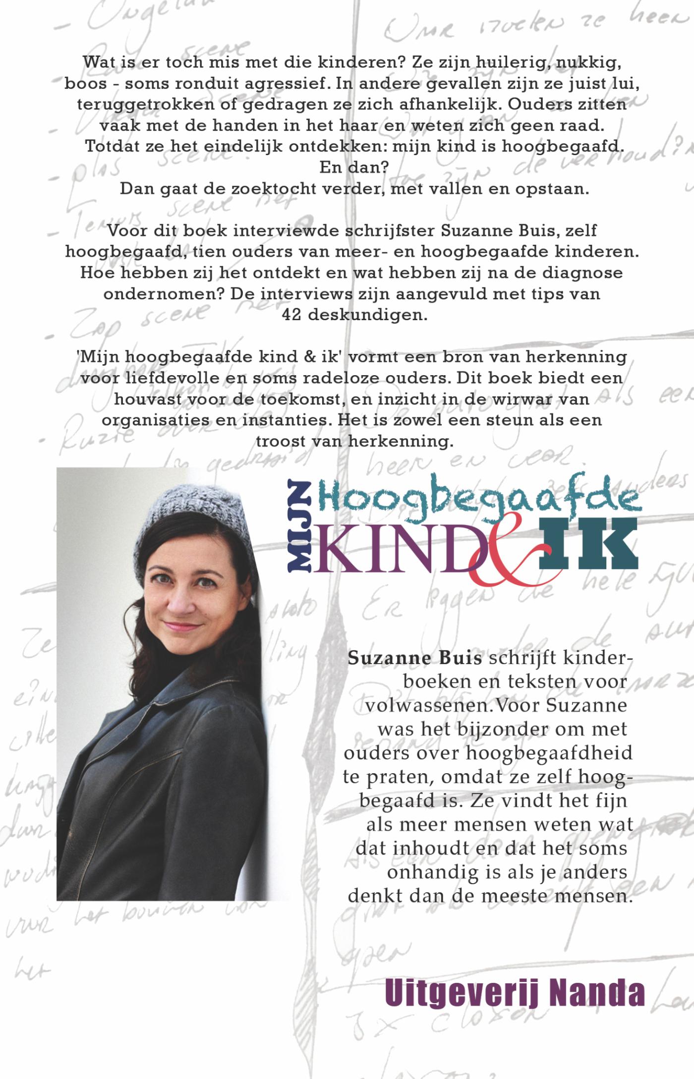 Achterkant van Mijn hoogbegaafde kind en ik