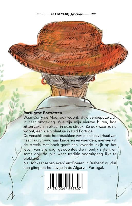 Achterkant van Portugese portretten