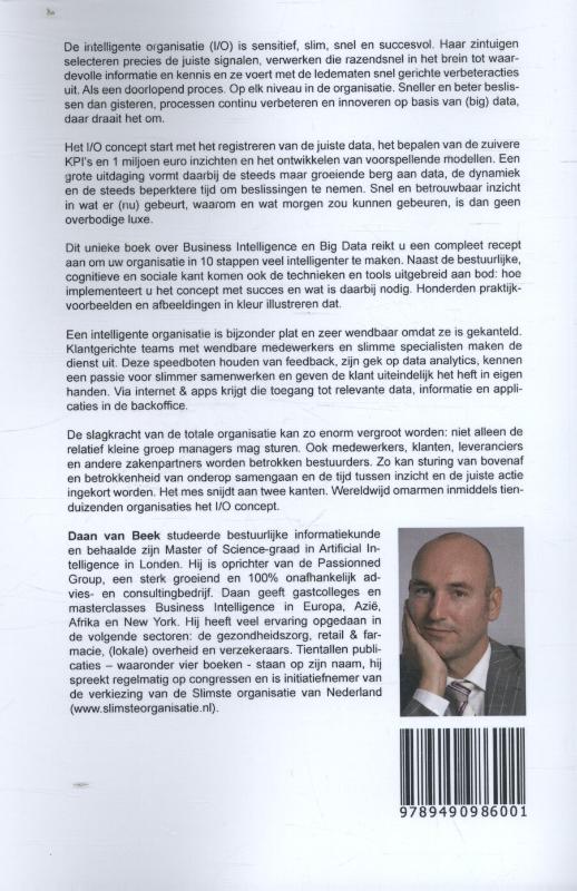 Achterkant van De intelligente organisatie