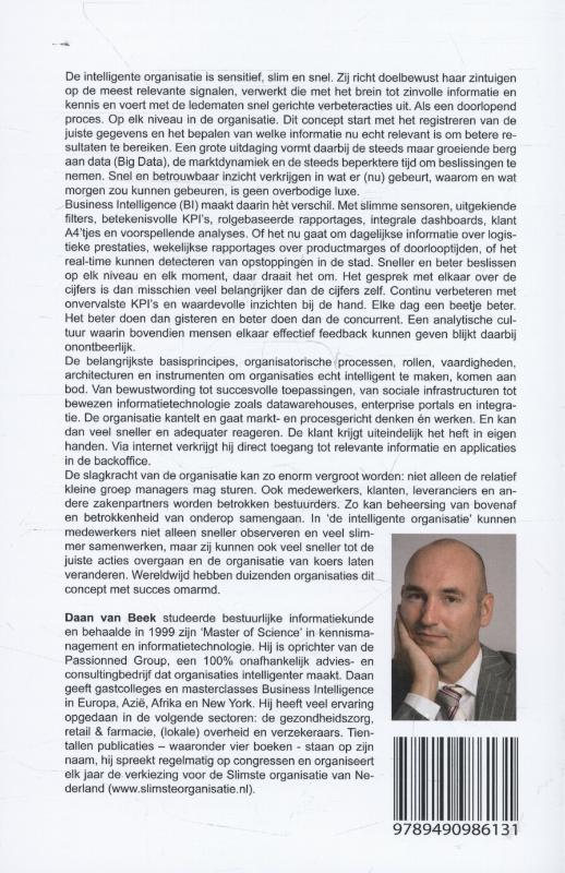 Achterkant van De intelligente organisatie