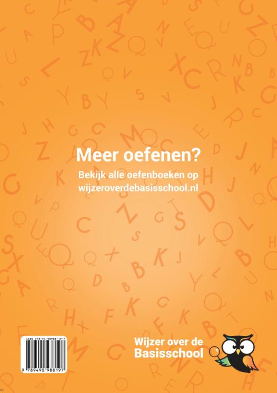 Achterkant van Spelling Groep 3 Oefenboek - 1e helft schooljaar