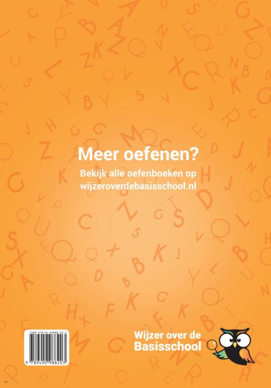 Achterkant van Spelling groep 4 Oefenboek - 1e helft schooljaar