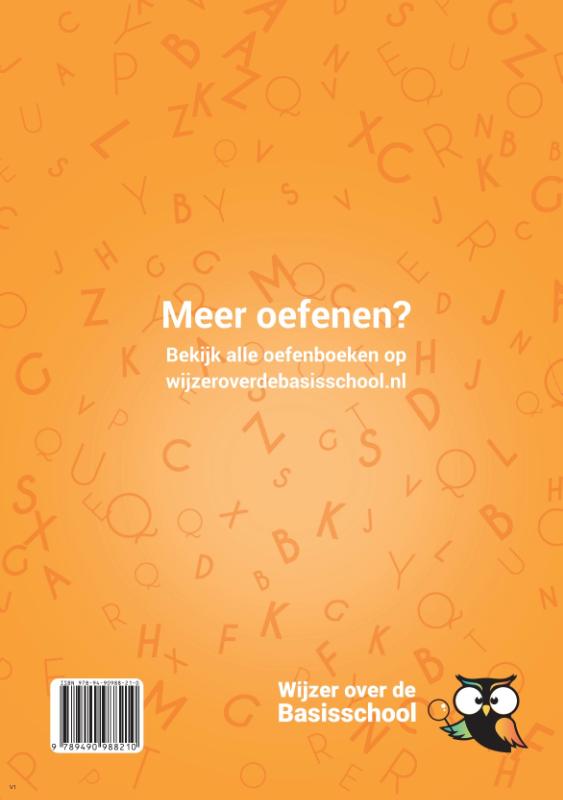 Achterkant van Spelling groep 4 Oefenboek - 2e helft schooljaar