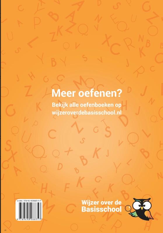 Achterkant van Oefenboek