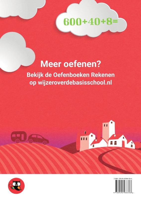 Achterkant van Het grote vakantieboek rekenen - Van groep 5 naar groep 6