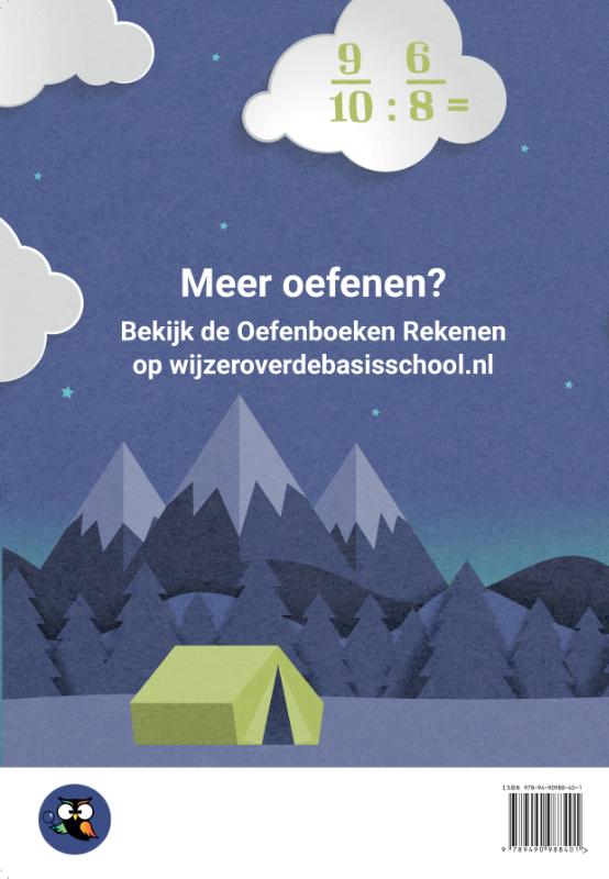 Achterkant van Het grote vakantieboek rekenen - Van groep 7 naar groep 8