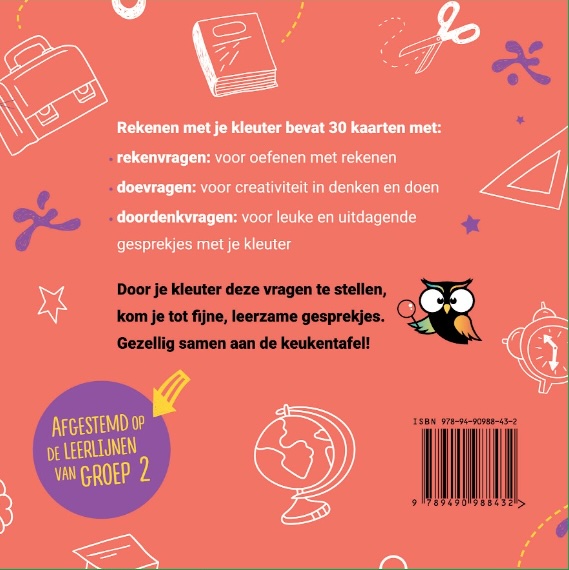 Achterkant van Rekenen met je kleuter