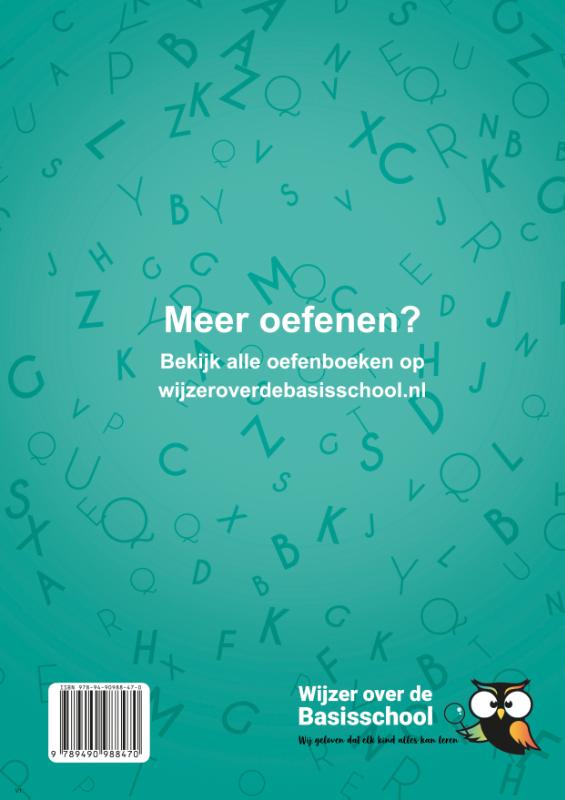 Achterkant van Oefenboek