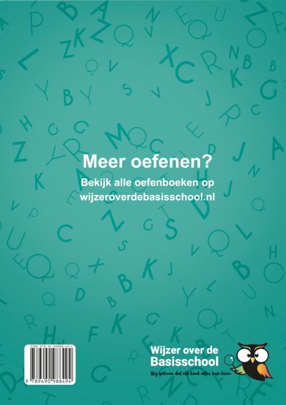 Achterkant van Oefenboek