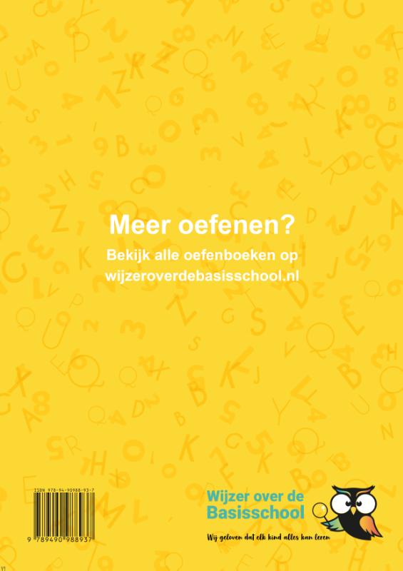 Achterkant van Oefenboek 1
