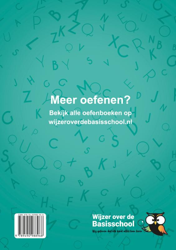 Achterkant van Begrijpend Lezen Groep 7 Oefenboek Deel 2