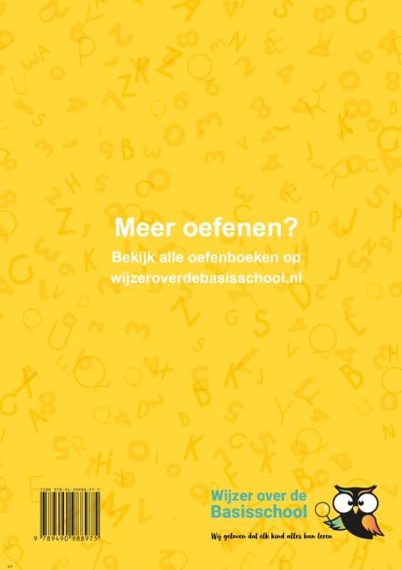 Achterkant van Oefenboek