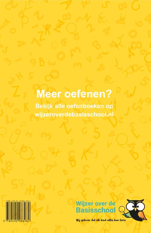 Achterkant van IEP-CITO Eind Groep 7 (E7) Oefenboek