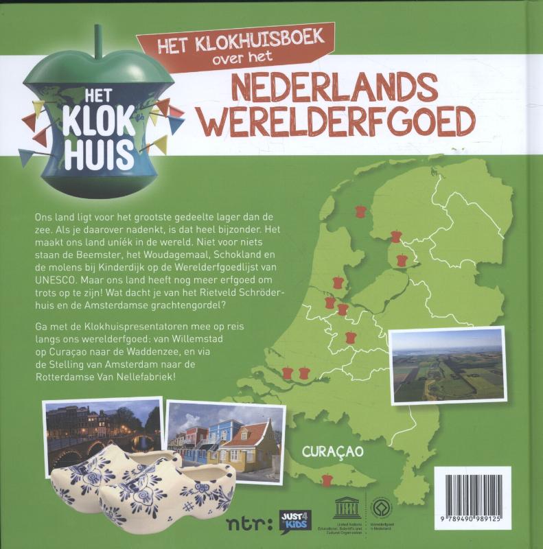 Achterkant van Klokhuis boek