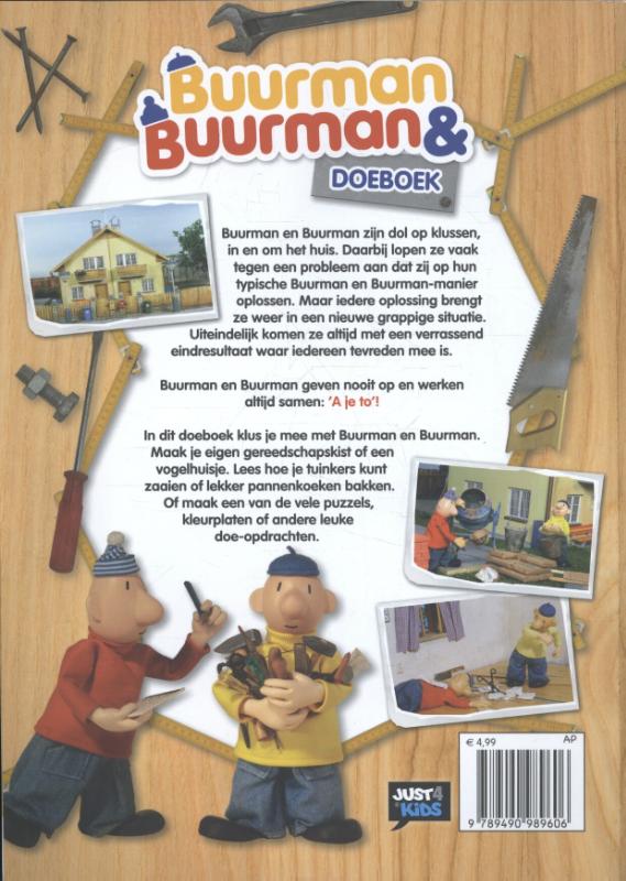 Achterkant van Buurman en Buurman doeboek